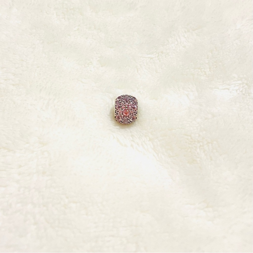 New authentic Pandora Pink Shimmering Droplets Charm 791755PCZ